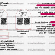 QR code business SVG laser cut file | Gloforge file | small business | Laser tested and ready | Social Sign | Payment Sign | Market Sign