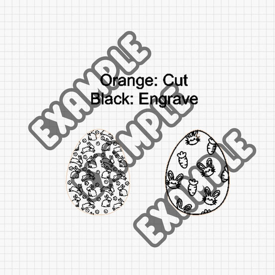 Easter Name Tag SVG | Laser File | Gloforge | Cake Topper | Glowforge File | Glowforge Svg | Laser Cut File | Tested | Small Business | peep