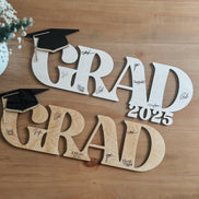 Personalized Wooden GRAD Signature Sign  Custom Graduation Guestbook | Graduate | Wood Sign