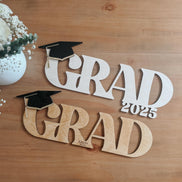 Personalized Wooden GRAD Signature Sign  Custom Graduation Guestbook | Graduate | Wood Sign
