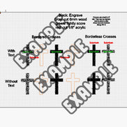 Cross SVG | Laser File | Gloforge | Cake Topper | Glowforge File | Glowforge Svg | Laser Cut File | Tested | Small Business | Easter Cross |