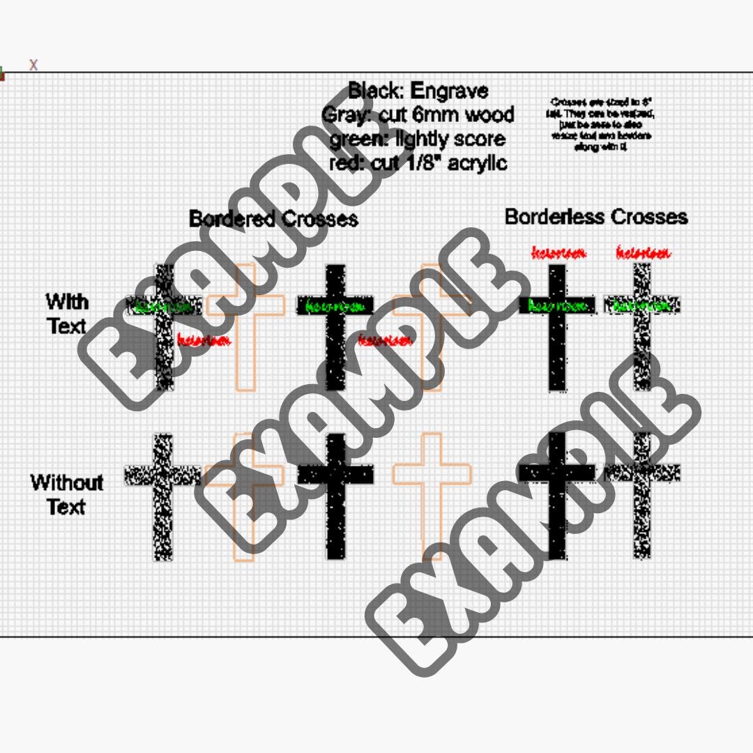 Cross SVG | Laser File | Gloforge | Cake Topper | Glowforge File | Glowforge Svg | Laser Cut File | Tested | Small Business | Easter Cross |