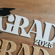 Personalized Wooden GRAD Signature Sign  Custom Graduation Guestbook | Graduate | Wood Sign