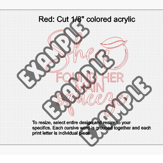 Bridal Shower backdrop SVG | Laser File | Gloforge | Cake Topper | Glowforge File | Glowforge Svg | Laser Cut File | Tested | Small Business