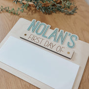 First Day of School Sign | Last Day of School Sign | School Sign | First Day | Last Day | School Photo Sign | Wipe Erase Sign | Photo Prop