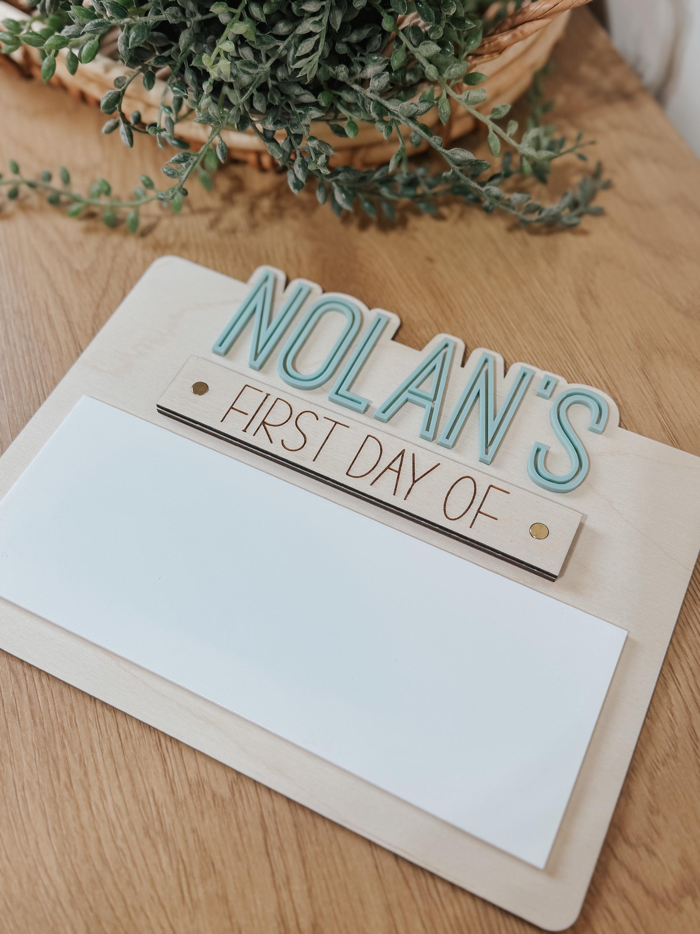 First Day of School Sign | Last Day of School Sign | School Sign | First Day | Last Day | School Photo Sign | Wipe Erase Sign | Photo Prop
