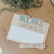 First Day of School Sign | Last Day of School Sign | School Sign | First Day | Last Day | School Photo Sign | Wipe Erase Sign | Photo Prop