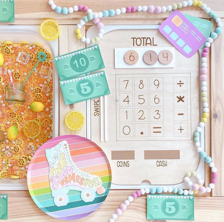 Flisat cash register Insert | Flisat Insert | IKEA Table | Montessori | Educational Toy | Preschool | Homeschool | learning tools | math