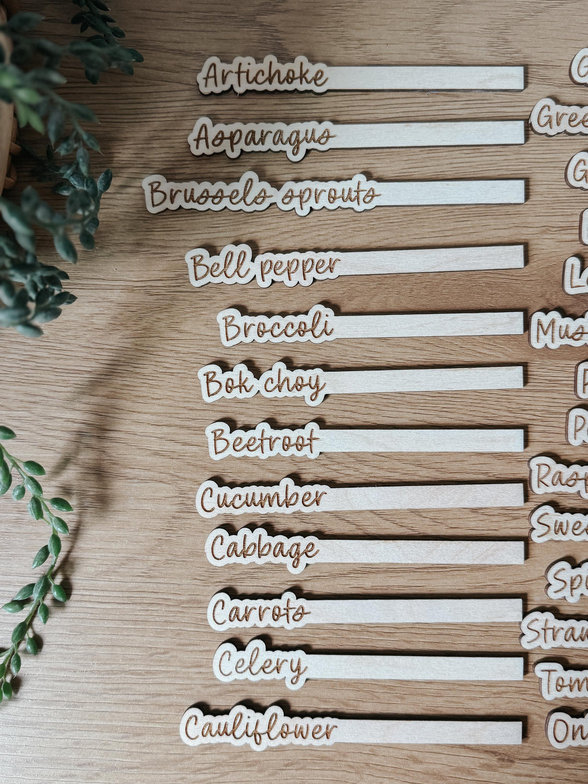 Herb Garden Markers | Garden Stakes | Plant Markers | Gardening | Indoor Garden | Herb Garden | Garden Accessories | Plants