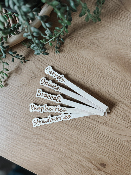Herb Garden Markers | Garden Stakes | Plant Markers | Gardening | Indoor Garden | Herb Garden | Garden Accessories | Plants