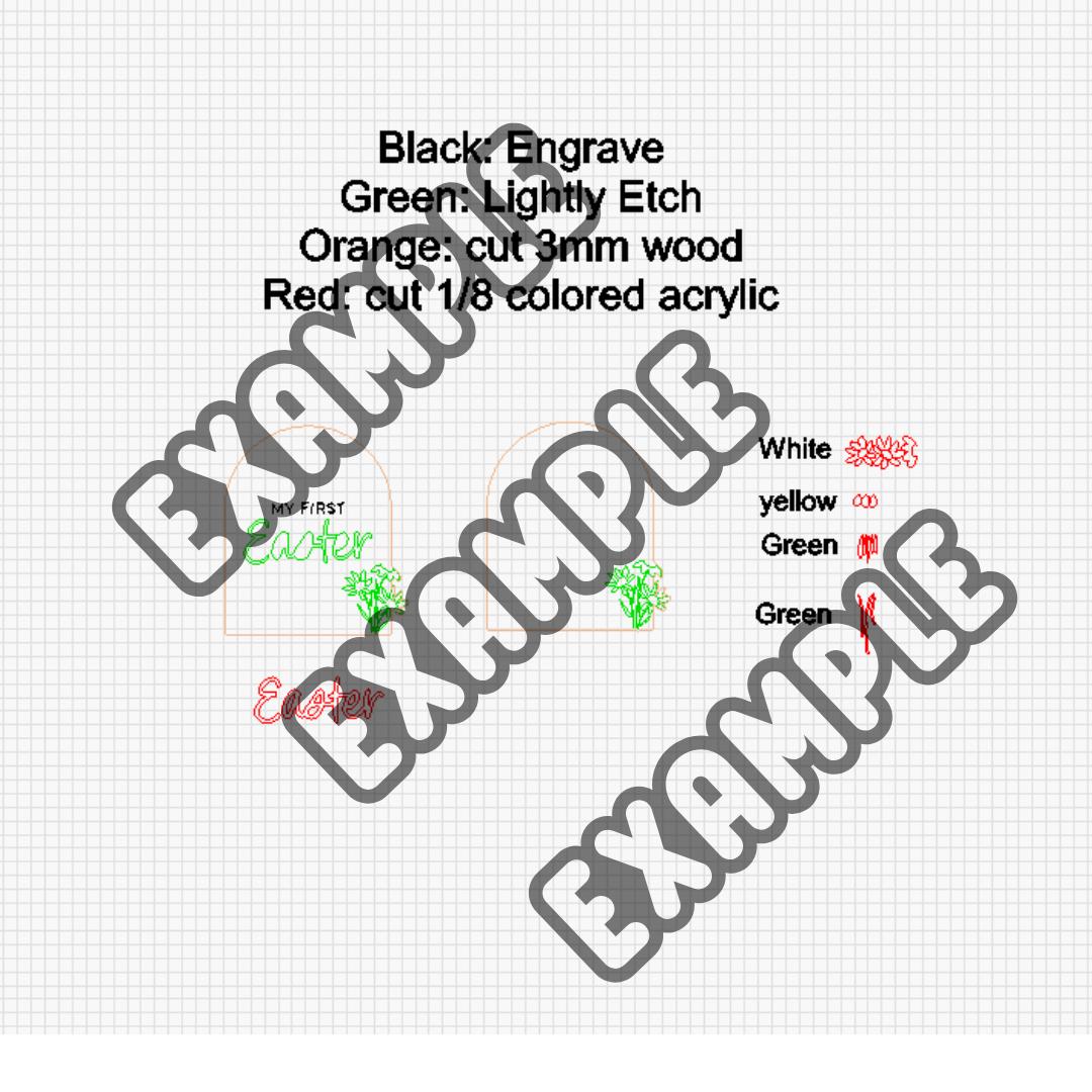 Daisy Name Sign SVG | Laser File | Gloforge | Cake Topper | Glowforge File | Glowforge Svg | Laser Cut File | Tested | Small Business |