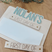 First Day of School Sign | Last Day of School Sign | School Sign | First Day | Last Day | School Photo Sign | Wipe Erase Sign | Photo Prop