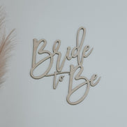 Bride to Be Sign  Laser Cut Bridal Shower Backdrop | 12-30 | Birch Wood or Painted Finish | Bachelorette Party Decor