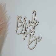 Bride to Be Sign  Laser Cut Bridal Shower Backdrop | 12-30 | Birch Wood or Painted Finish | Bachelorette Party Decor