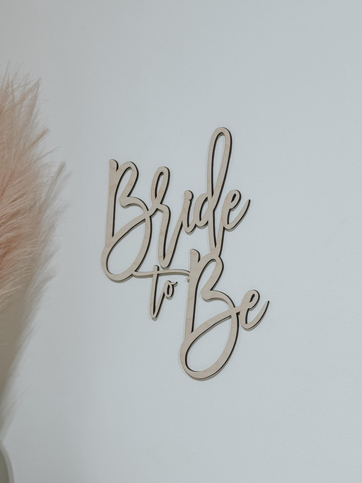 Bride to Be Sign  Laser Cut Bridal Shower Backdrop | 12-30 | Birch Wood or Painted Finish | Bachelorette Party Decor