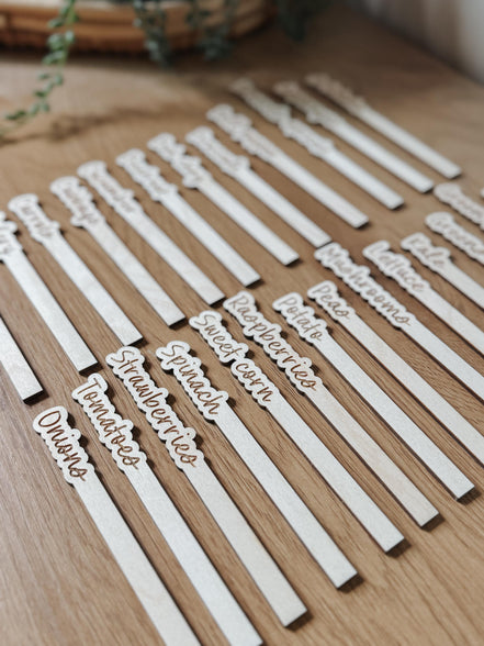 Herb Garden Markers | Garden Stakes | Plant Markers | Gardening | Indoor Garden | Herb Garden | Garden Accessories | Plants