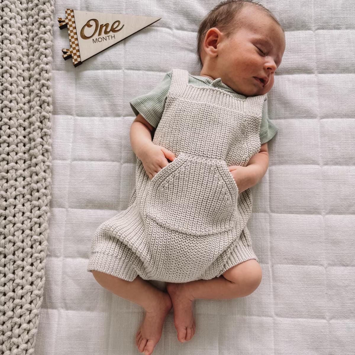 Flag Milestone | pennant Birth Announcement | Modern Milestones | Baby Shower gift | Boho Baby | Wooden Milestone | Newborn | checker print