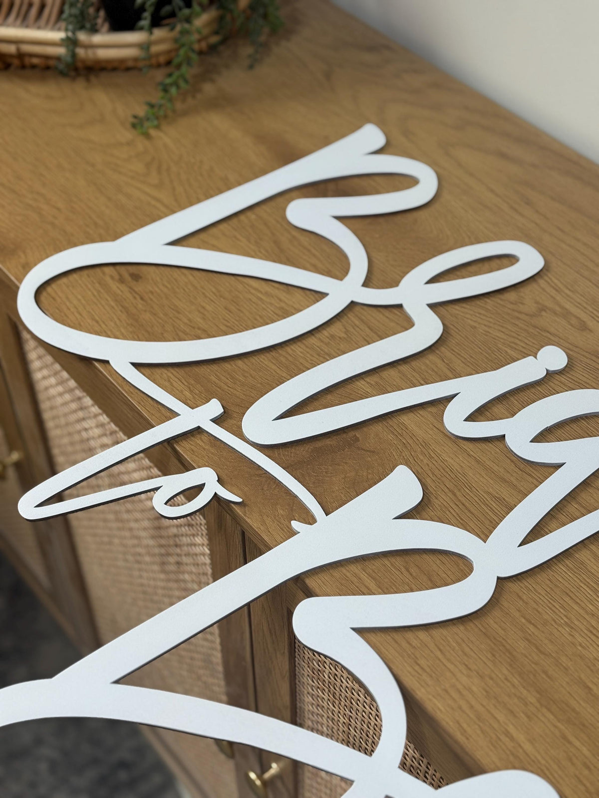 Bride to Be Sign  Laser Cut Bridal Shower Backdrop | 12-30 | Birch Wood or Painted Finish | Bachelorette Party Decor
