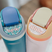 Personalized Custom Name Owala FreeSip Name Plate, Water Bottle Name Tag, Acrylic Lid Topper, Tumbler Accessory, Tumbler Tag, Kid Cup Topper