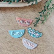 Personalized Custom Name Owala FreeSip Name Plate, Water Bottle Name Tag, Acrylic Lid Topper, Tumbler Accessory, Tumbler Tag, Kid Cup Topper