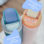 Personalized Custom Name Owala FreeSip Name Plate, Water Bottle Name Tag, Acrylic Lid Topper, Tumbler Accessory, Tumbler Tag, Kid Cup Topper
