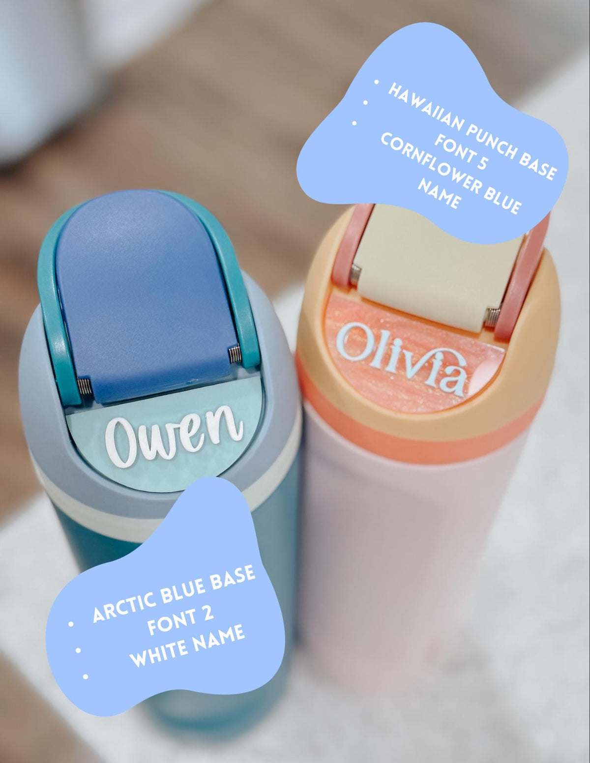 Personalized Custom Name Owala FreeSip Name Plate, Water Bottle Name Tag, Acrylic Lid Topper, Tumbler Accessory, Tumbler Tag, Kid Cup Topper
