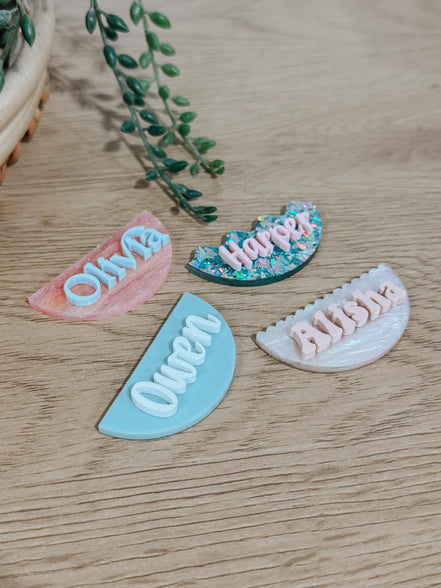 Personalized Custom Name Owala FreeSip Name Plate, Water Bottle Name Tag, Acrylic Lid Topper, Tumbler Accessory, Tumbler Tag, Kid Cup Topper