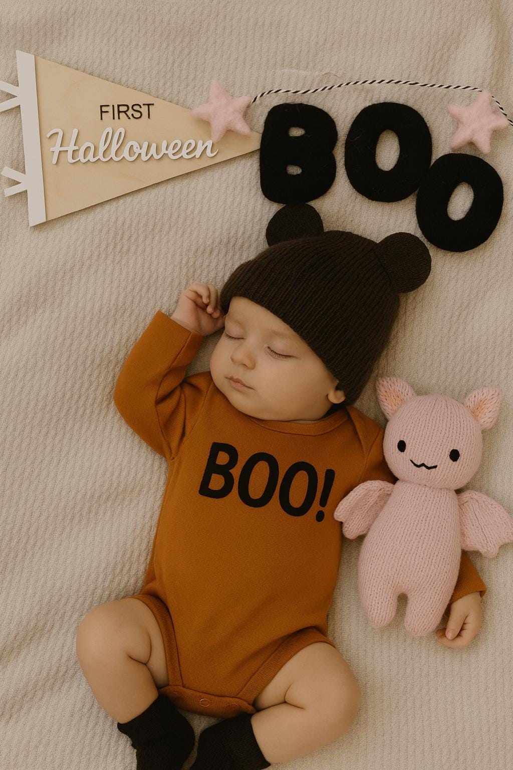 First Holiday Flag Milestone | pennant flag | Modern Milestones | Baby Shower gift | Boho Baby | Wooden Milestone | Newborn | Pregnancy