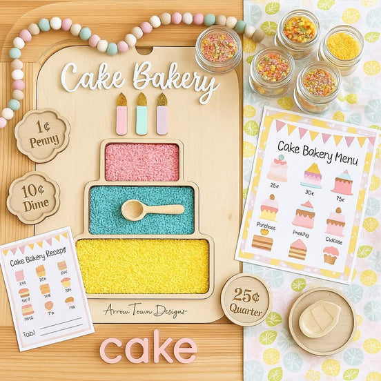 Flisat Cake Insert | Flisat Insert | IKEA Table | Montessori | Educational Toy | Preschool | Homeschool | learning tools | Bakery | Toy