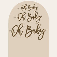 Oh Baby Backdrop | Oh Baby cutout | Baby shower Prop | Henge Wall sign  | Backdrop | Oh baby Decor | Baby Shower back drop | Wood