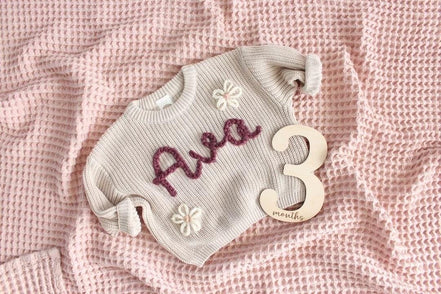 Baby Milestone Cards | Pregnancy Milestone Cards | Number Cut Out | Pregnancy | Babyshower Gift | Modern Baby | Keepsake | Baby Photos |