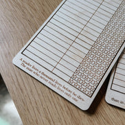 Birch Bookmark | Book Tracker | Reading Log with Ribbon | Gift for Book Lovers