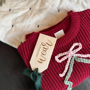 Christmas Gift Tags Set  Laser Cut Birch Tags  Something You Need Want Wear Read Share Do  Wooden Present Tags  Holiday Gift Labels