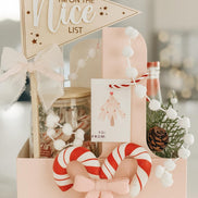 Nice List Christmas Flag  Kids Christmas Photo Prop  Personalized Holiday Flag  Santa Approved Flag  Christmas Eve Box Accessory  Laser