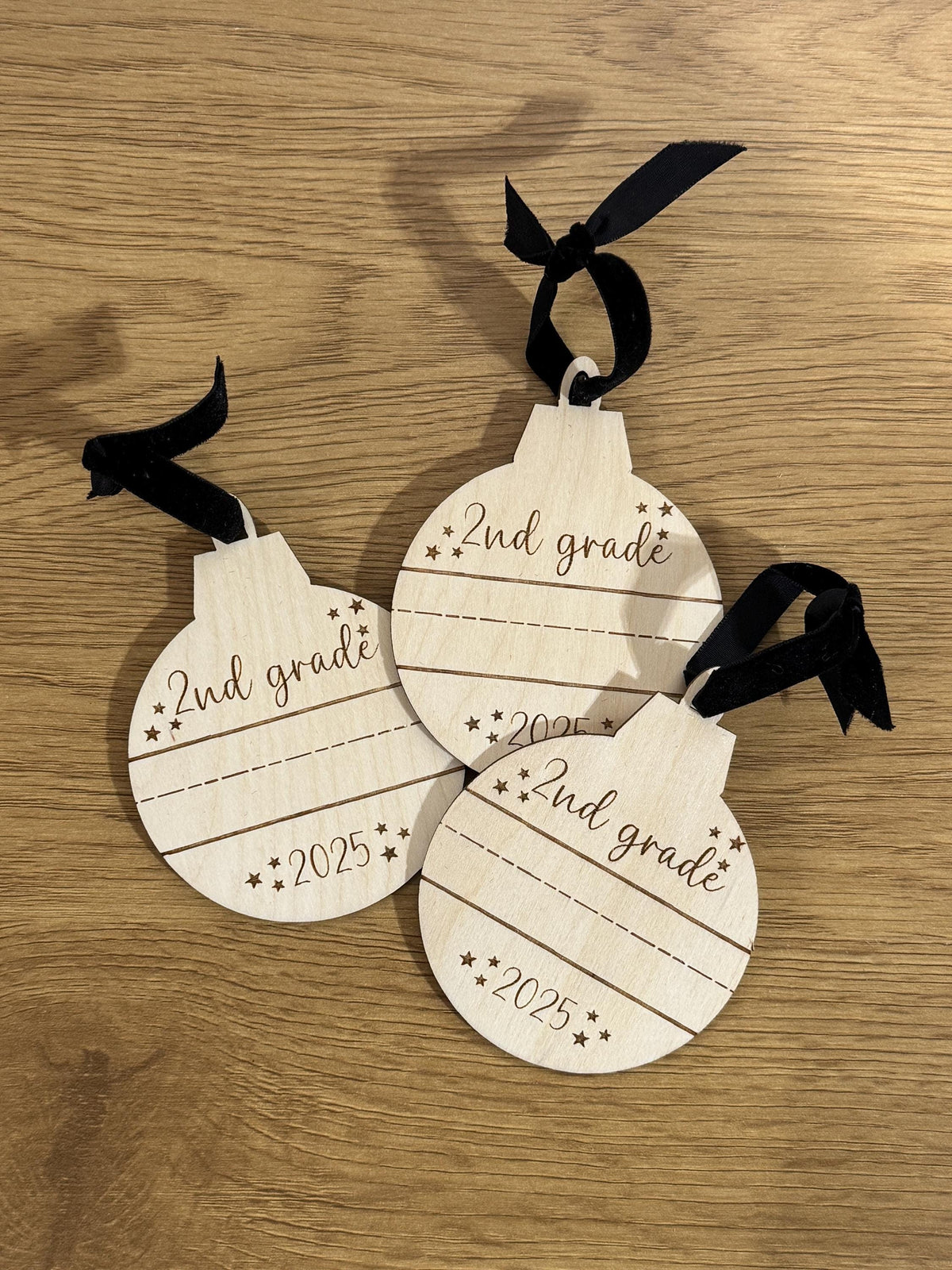 Grade School Handwriting Ornaments SVG | Laser Cut File | Digital Download | Silhouette | Cricut | Crafting