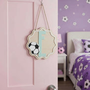 Custom Sports Bedroom Door Sign | Personalized Kids Room Decor | Baseball, Basketball, Soccer, Tennis & Volleyball