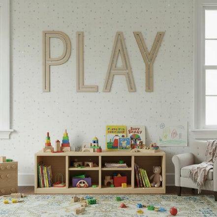 Large Wooden Name Sign | Custom Nursery Wall Letters | Personalized Wood Name | Kids Room Decor | Playroom Wall Decor