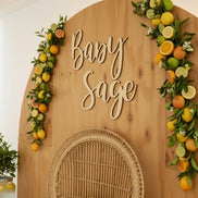 Baby Shower Welcome Sign | Custom Wooden Name Sign | Laser Cut Birch Baby Shower Decor | Arch Welcome Sign Name | Nursery Name Sign | Baby