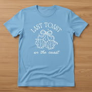Last Toast on the Coast PNG | Bachelorette Party Shirt | Beach Bach Shirts | Girls Trip Tee Design | Coastal Bachelorette | Bride Matching