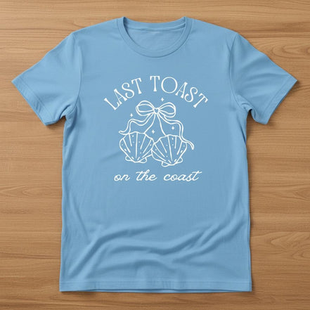 Last Toast on the Coast PNG | Bachelorette Party Shirt | Beach Bach Shirts | Girls Trip Tee Design | Coastal Bachelorette | Bride Matching
