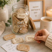Mothers Day Coupon Tickets SVG | Mom Coupon Book | Chore & Date Night Tickets | Laser Cut File | Cricut SVG | Glowforge | Printable Coupons