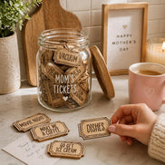 Mothers Day Coupon Tickets SVG | Mom Coupon Book | Chore & Date Night Tickets | Laser Cut File | Cricut SVG | Glowforge | Printable Coupons