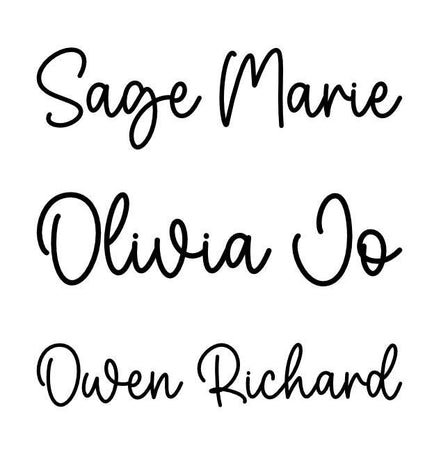 Personalized Wooden Name Sign for Nursery | Custom Baby Name Wall Decor | Laser Cut Birch Wood Sign | Script Nursery Name | 18 24 36
