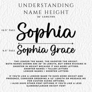 Personalized Wooden Name Sign for Nursery | Custom Baby Name Wall Decor | Laser Cut Birch Wood Sign | Script Nursery Name | 18 24 36 42