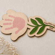 Mothers Day Handprint Flower SVG Bundle | 2 Flower Styles + Blank Hand | Kids Handprint Craft | Laser Cut File | Cricut SVG | Glowforge Mom