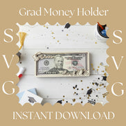 Graduation Money Holder SVG | Laser Cut & Cricut File | DIY Cash Gift Holder | Graduation Gift Card Alternative | Instant Download