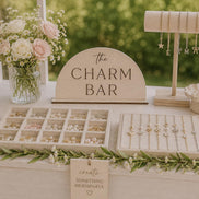 Wooden bloom bar Sign | bar sign | Shower Food Labels | Classic Modern Arched Buffet Sign | Wedding Buffet Signage | Wood bar Label | Floral