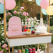 Acrylic Dirty Soda Bar Sign, Pink Soda Station Decor, Custom Drink Bar Sign, Birthday Party Decor, Baby Shower, Bridal Shower, Wedding Drink