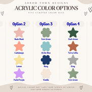 Personalized Kids Reward Chart, Wooden Behavior Chart with Stars or Flowers, Good Choices Chart