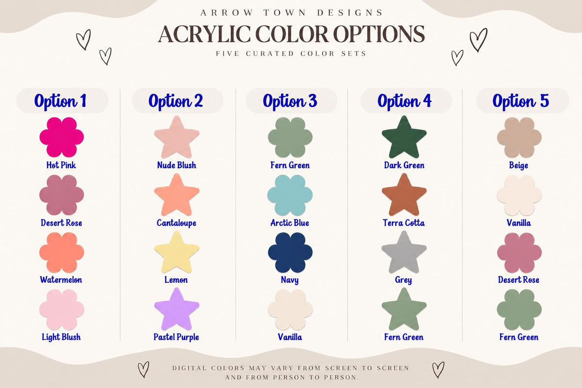 Personalized Kids Reward Chart, Wooden Behavior Chart with Stars or Flowers, Good Choices Chart
